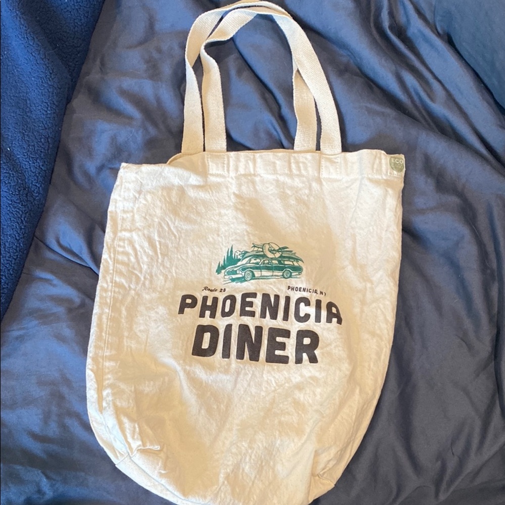 Phonecia Diner canvas tote